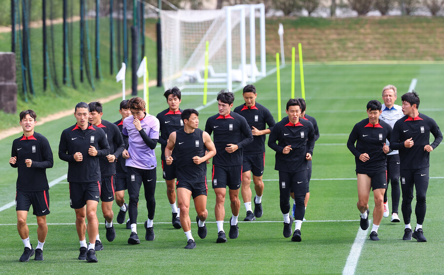 ▲ 축구대표팀의 호주전 중요 포인트는 빠른 피로 회복이다. 나머지는 4경기를 치르며 다 보여줬다. ⓒ연합뉴스
