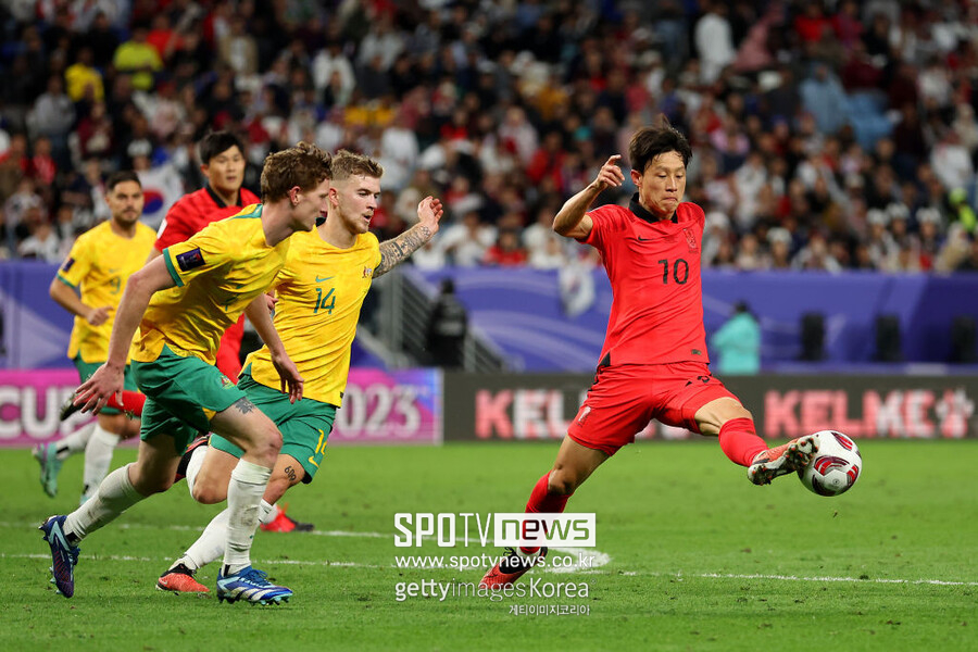 ▲ 위르겐 클린스만 감독이 이끄는 대한민국 축구대표팀은 3일(한국시간) 카타르 알 와크라에 위치한 알 자누브 스타디움에서 2023 아시아축구연맹(AFC) 카타르 아시안컵 8강전에서 호주를 2-1로 제압했다.