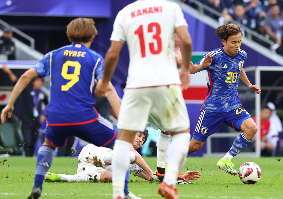 ▲ 모리야스 하지메 감독이 이끄는 일본 축구대표팀은 3일 오후 8시 30분(한국시간) 카타르 도하 에듀케이션 스타디움에서 열린 아시아축구연맹(AFC) 2023 아시안컵 8강에서 이란과 만났다 ⓒ연합뉴스