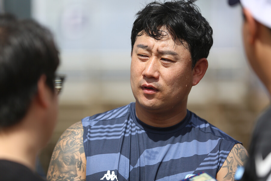 ▲ 롯데 베테랑 우완 김상수는 최근 롯데와 다년 계약에 합의했다. 계약 기간은 2년이다. ⓒ롯데 자이언츠