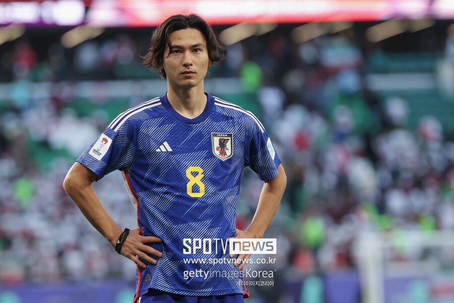 ▲ 일본 축구 국가대표 다쿠미 미나미노는 아시안컵이 끝나고 24시간도 되지 않아 리그 경기에 출전했다.