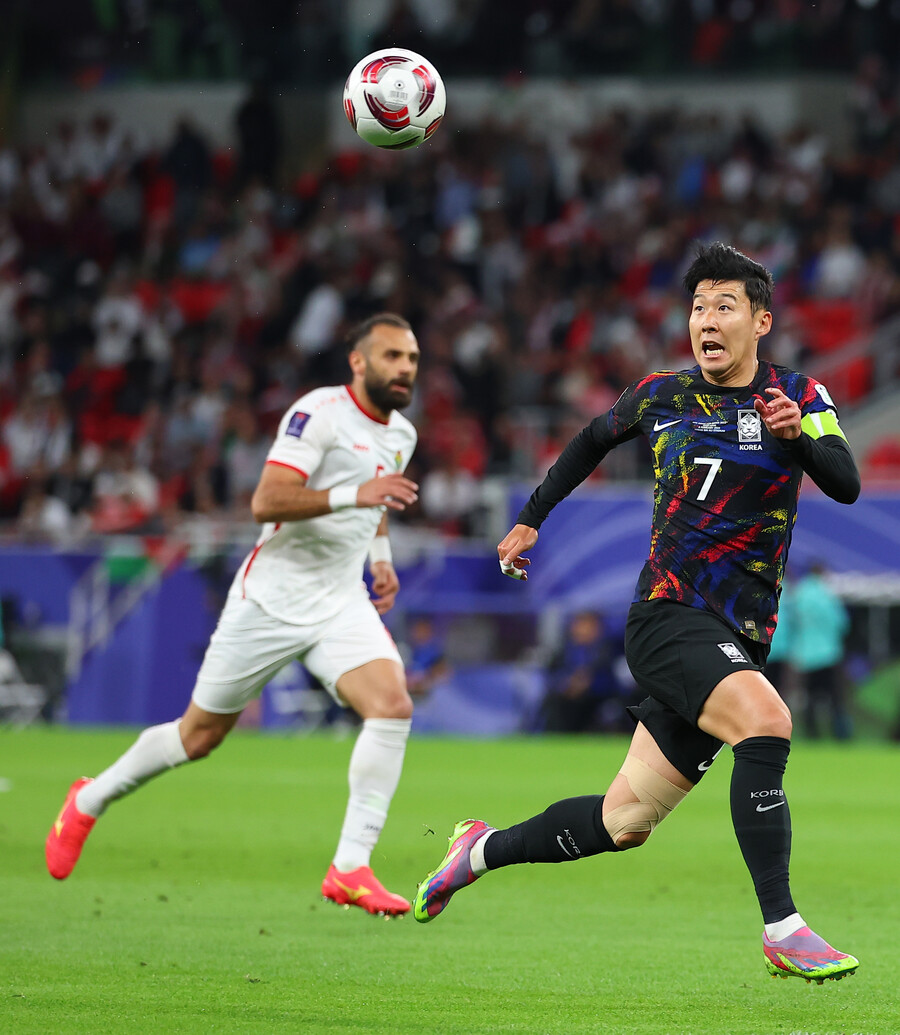 ▲ 축구대표팀이 요르단과의 2023 아시안컵 4강 전반을 0-0으로 마쳤다. ⓒ연합뉴스