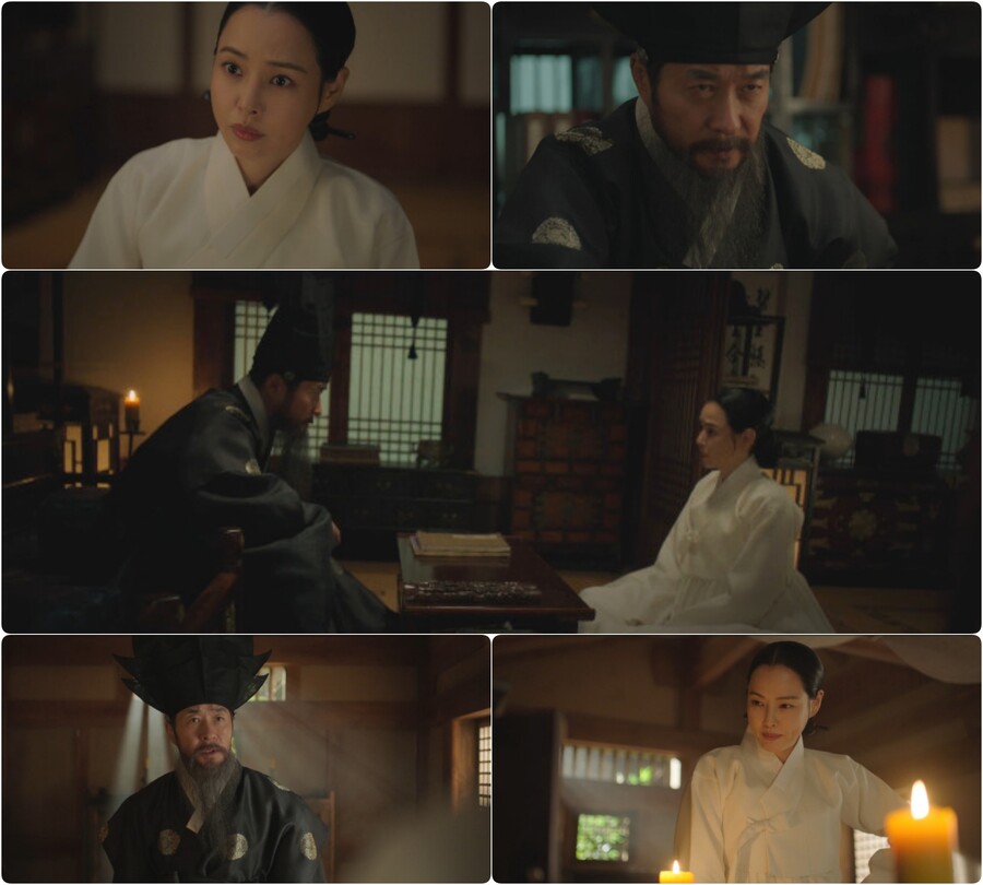 진실찾기 이하늬 vs 흑화 김상중, 창과 방패 신경전('밤에 피는 꽃')