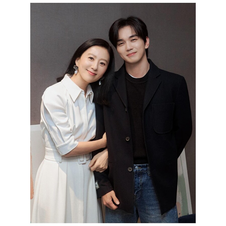 ▲ 김희애(왼쪽), 유승호. 출처ㅣ김희애 인스타그램