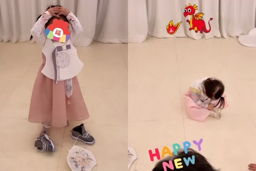 ▲ 성유리가 공개한 딸 쌍둥이. 출처| 성유리 인스타그램