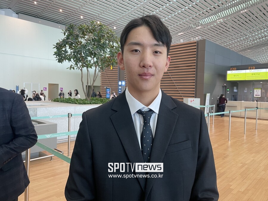 ▲키움 히어로즈 박채울 ⓒ인천공항, 최민우 기자