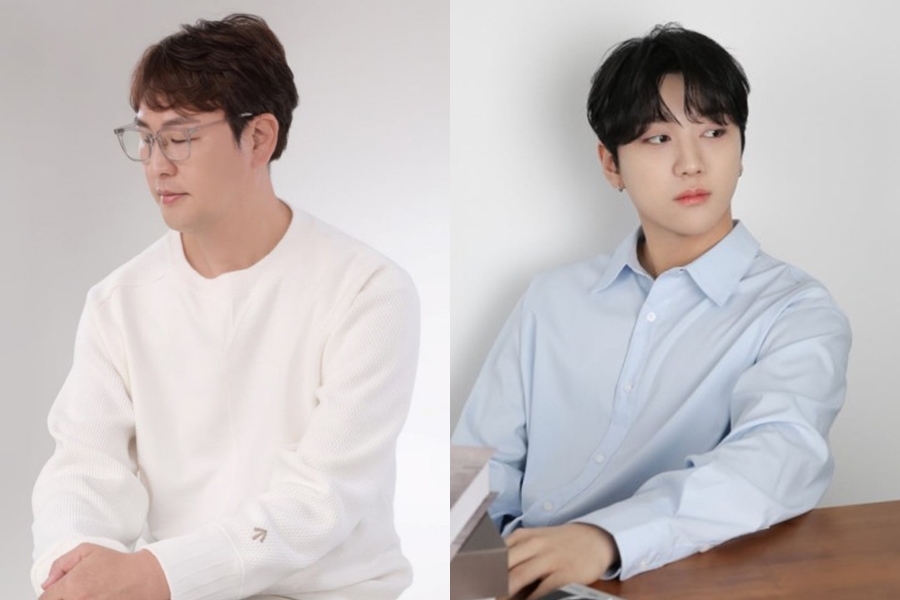 ▲ 이정봉(왼쪽), 골든차일드 주찬. 제공| 이지엔터테인먼트, 울림엔터테인먼트