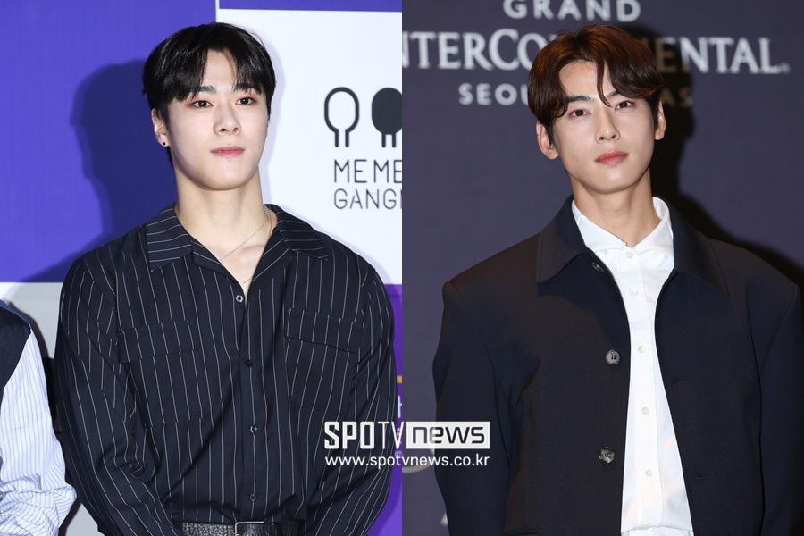▲ 고(故) 문빈(왼쪽), 차은우.  ⓒ곽혜미 기자
