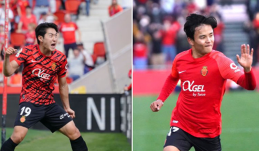 ▲ 일본 축구 에이스 구보 다케후사(레알 소시에다드)가 절친 이강인(파리 생제르맹)의 생일을 축하했다. 아시안컵에서 불발된 맞대결을 기대하는 이미지를 삽입했다. ⓒ 마요르카
