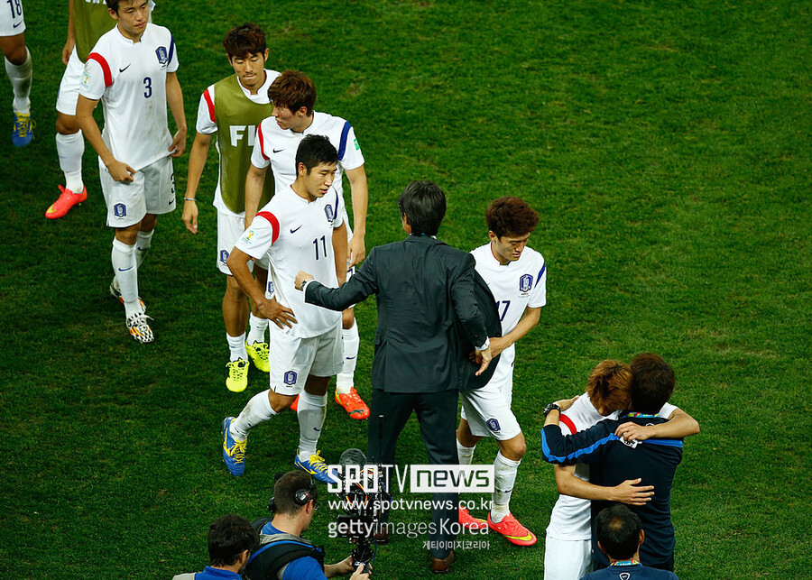 ▲ 브라질 월드컵에서 16강 진출에 실패한 한국