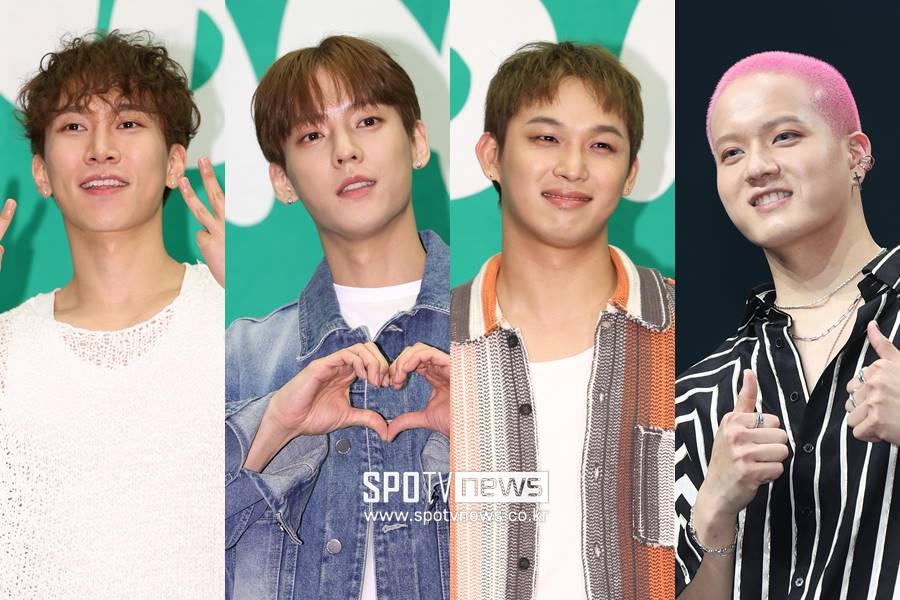 ▲ 서은광, 이민혁, 임현식, 프니엘(왼쪽부터). ⓒ곽혜미 기자