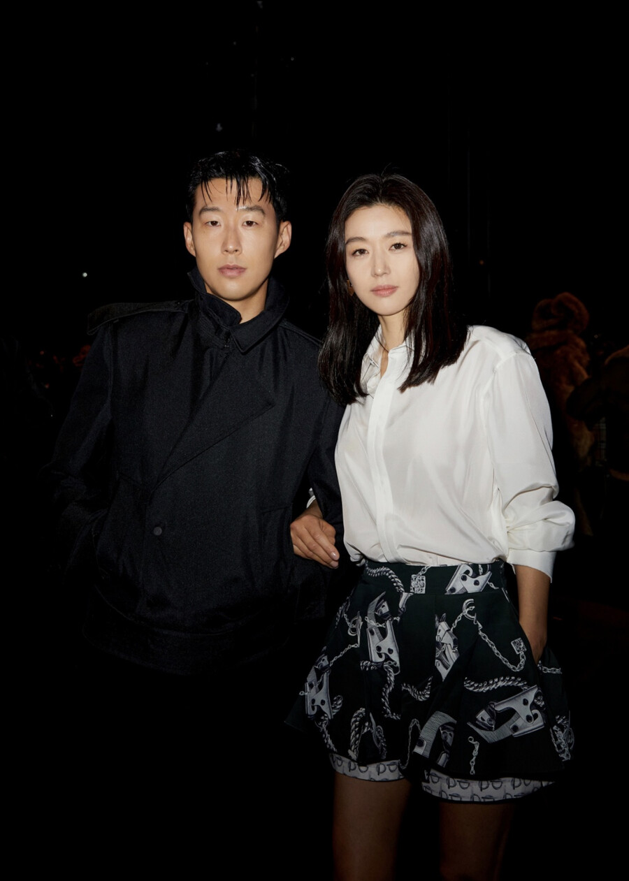 손흥민 팔짱 낀 전지현 실존…'고화질' 레전드 투샷
