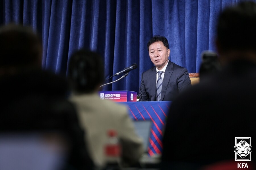 ▲ 정해성 대한축구협회 신임 국가대표 전력강화위원회 위원장. ⓒ대한축구협회
