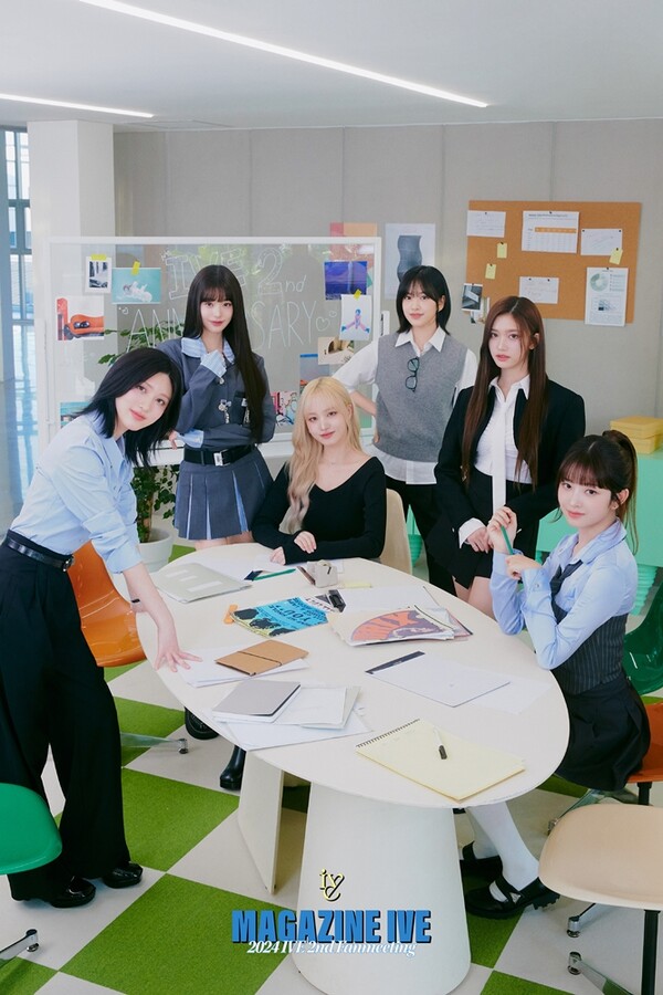 아이브, '매거진 아이브' 창간 2주년 스태프 변신…다이브 팬미팅 '기대 UP'