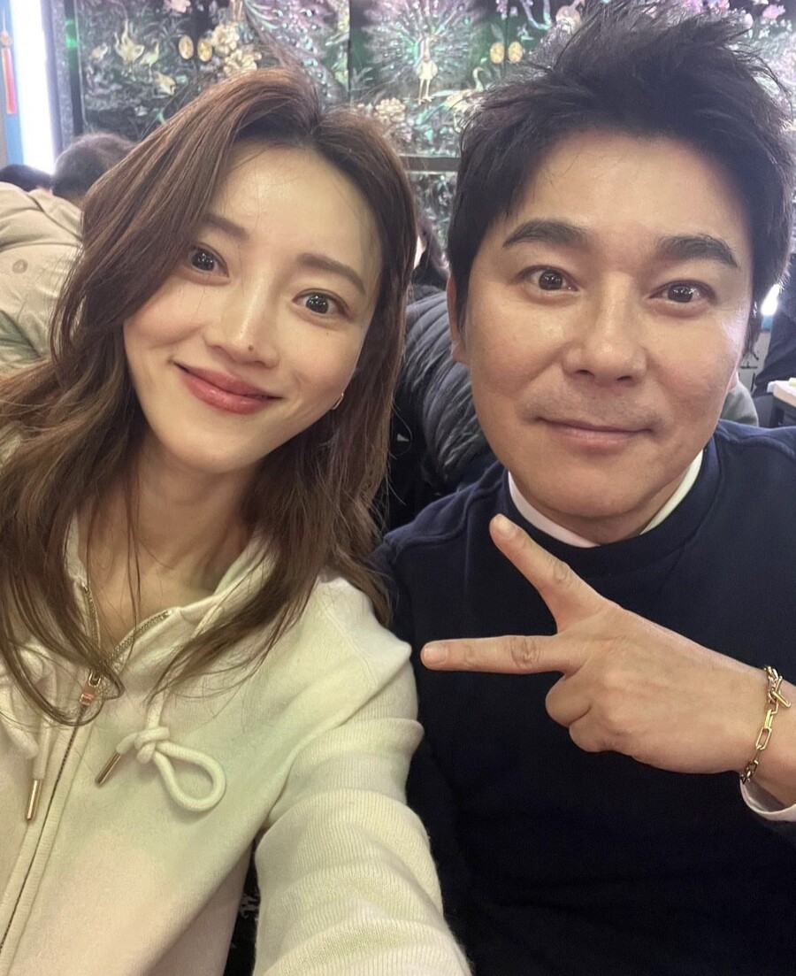 ▲ 서하얀(왼쪽), 임창정. 출처ㅣ서하얀 인스타그램