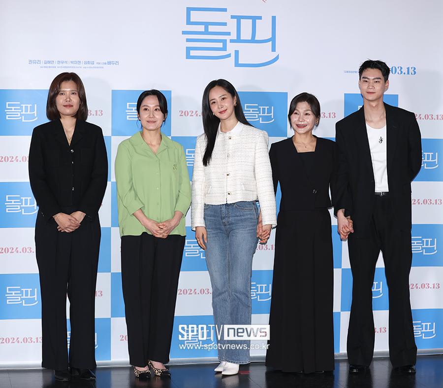 ▲ 배두리 감독 박미현 권유리 길해연 현우석 ⓒ곽혜미 기자