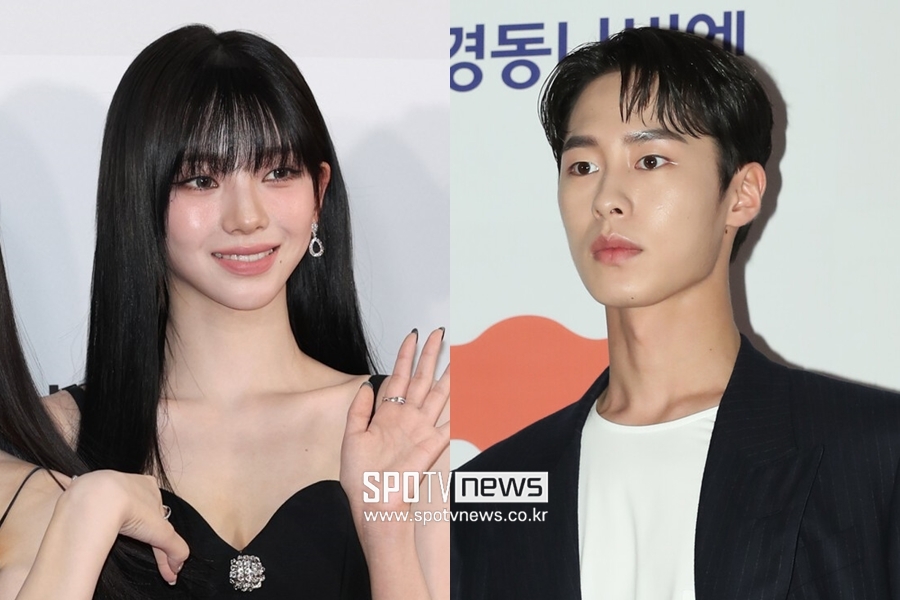 ▲ 에스파 카리나(왼쪽), 이재욱.  ⓒ곽혜미 기자