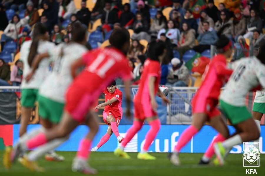 여자축구 벨호, 포르투갈에 1-5로 완패…유럽 원정 2연전 '1승 1패'로 마무리