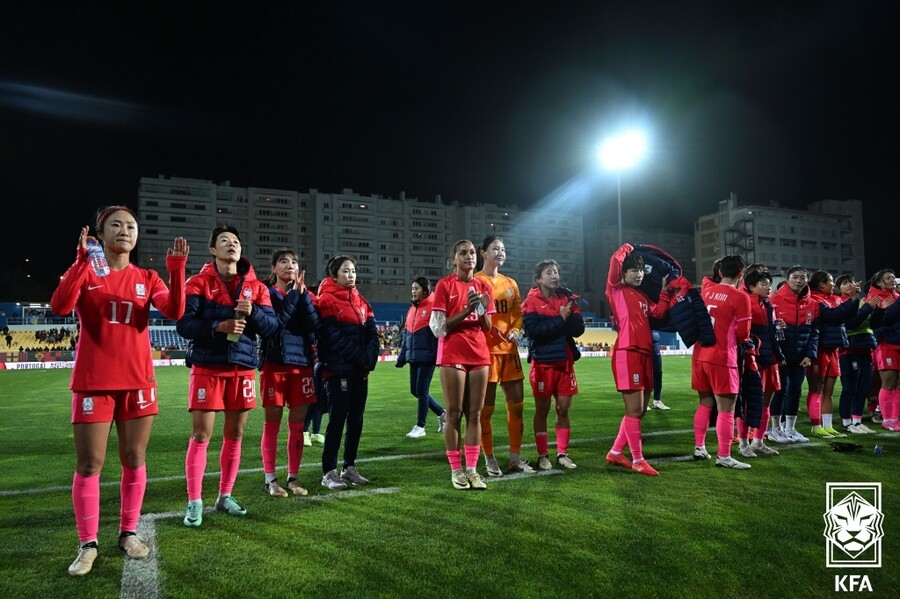 ▲ 여자축구대표팀 포르투갈과 평가전  ⓒ대한축구협회