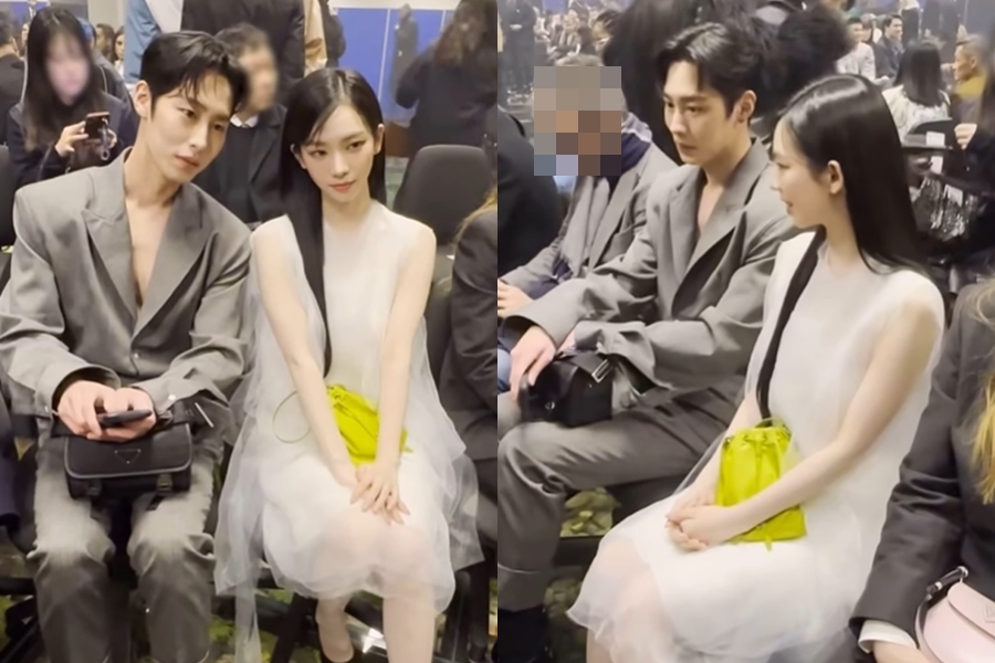 어색한 눈맞춤→다정 대화…카리나♥이재욱, "첫눈에 반한" 현장 이랬다[이슈S]