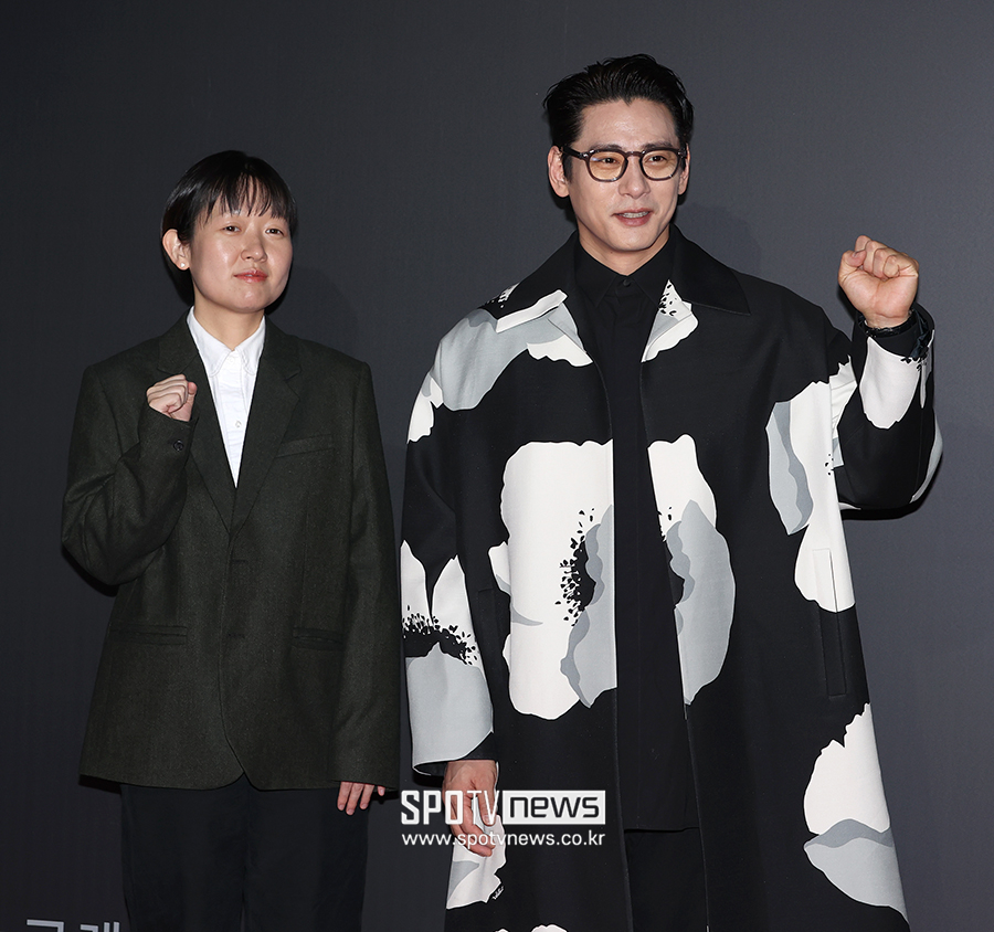 [포토S] 셀린 송 감독-유태오, '패스트 라이브즈의 주역'