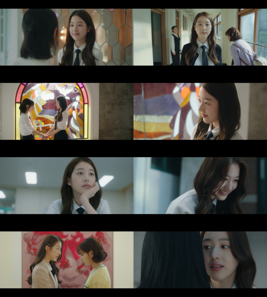 ▲ 출처|티빙 오리지널 시리즈 ‘피라미드 게임’ 캡처