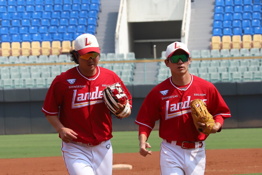 '최정 결승타' SSG, 대만 우승팀 웨이취안 2-1로 격파…'NC 출신 빅리거' 왕웨이중과 맞대결