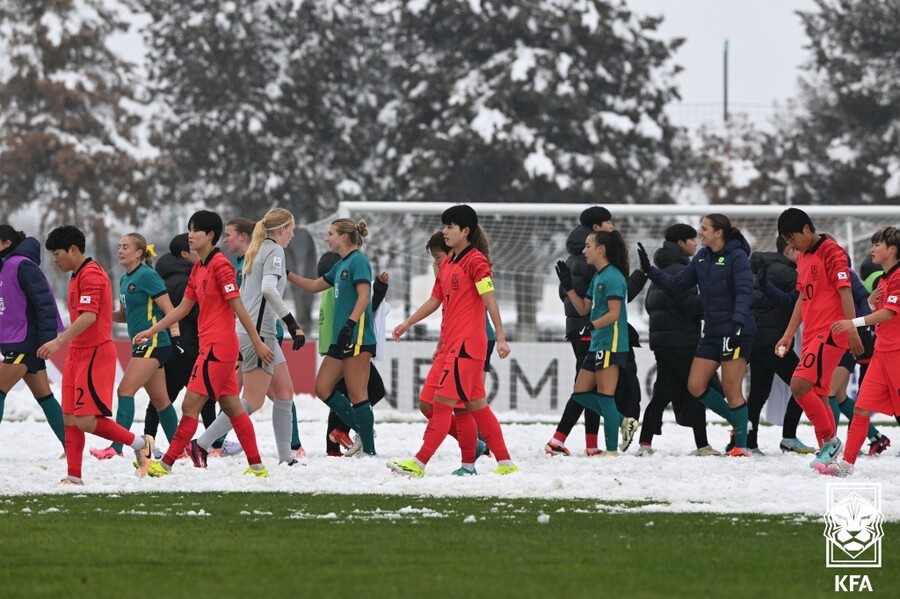 한국 U20 여자 대표팀, 호주에 1-2 역전패