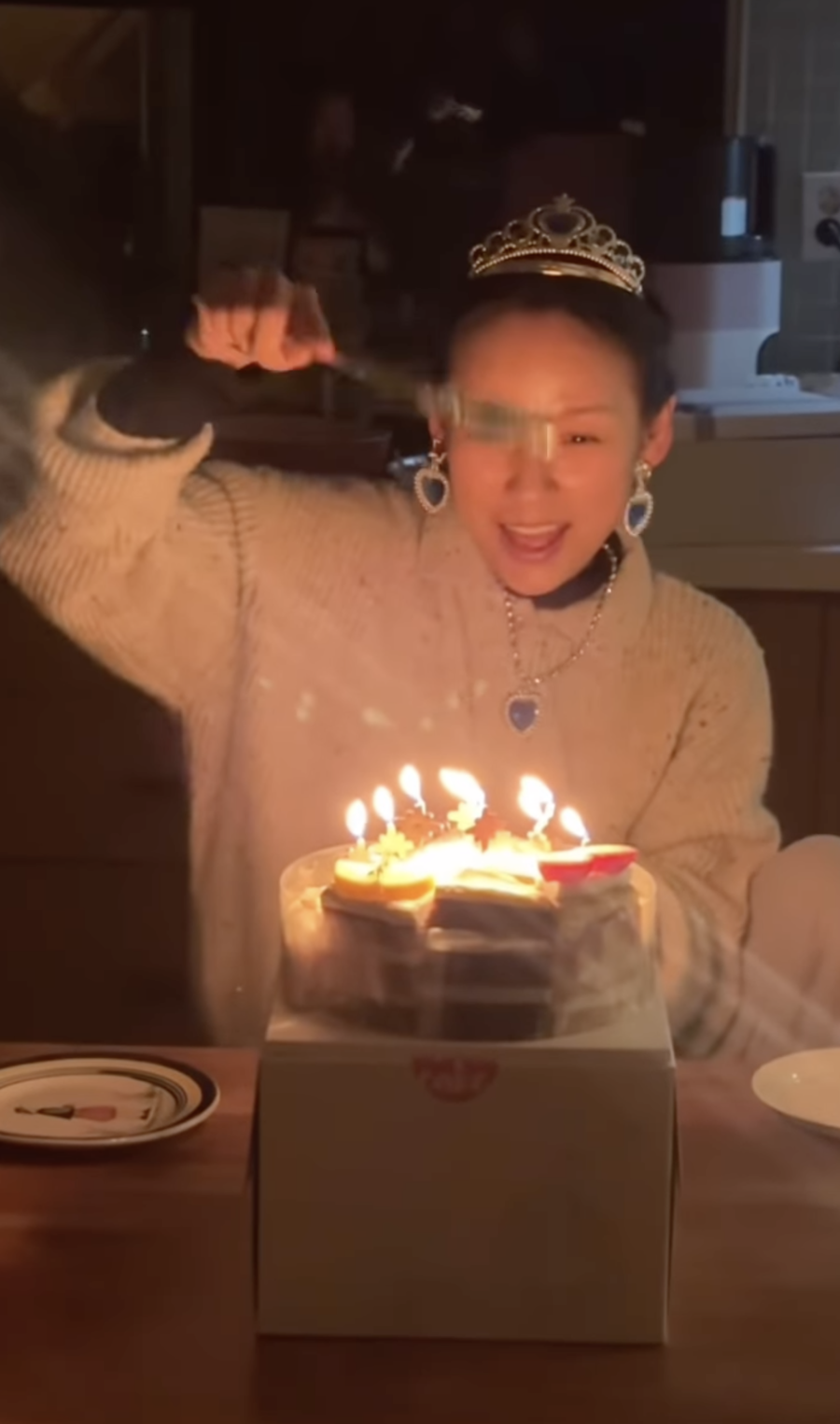 ▲ 생일 파티 중인 이효리 | 이효리 SNS