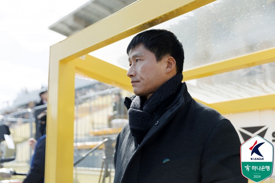 ▲ 이정효 광주FC 감독은 정호연의 경기력에 대해 대전 하나시티즌으로 이적한 이순민을 잊기에 충분했다며 극찬했다. ⓒ한국프로축구연맹