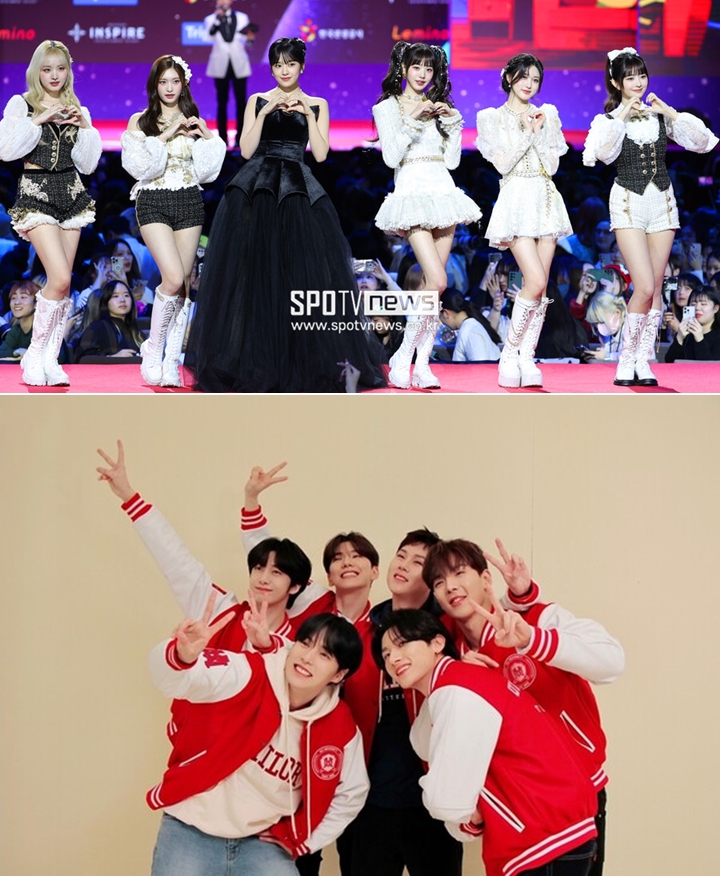 ▲ 아이브 ⓒ곽혜미 기자, 몬스타엑스. 제공|스타쉽엔터테인먼트