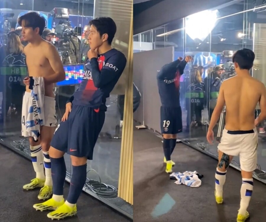 '이주의 어시스트' 이강인, 실력 증명 + 절친 유니폼까지 확보…구보와 우정의 셔츠 교환