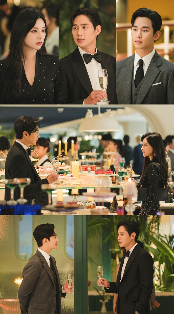 김수현, ♥김지원 구남친 등장에 긴장…부부사이 쫄깃(눈물의 여왕)