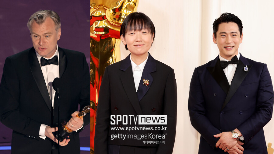 '오펜하이머' 아카데미 7관왕…'패스트 라이브즈' 수상 불발→故이선균 추모[종합]
