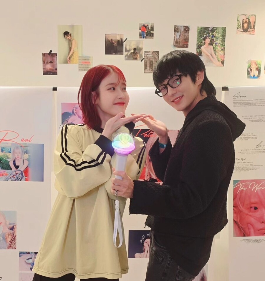 ▲ 아이유(왼쪽), 이준기. 출처| 이준기 SNS