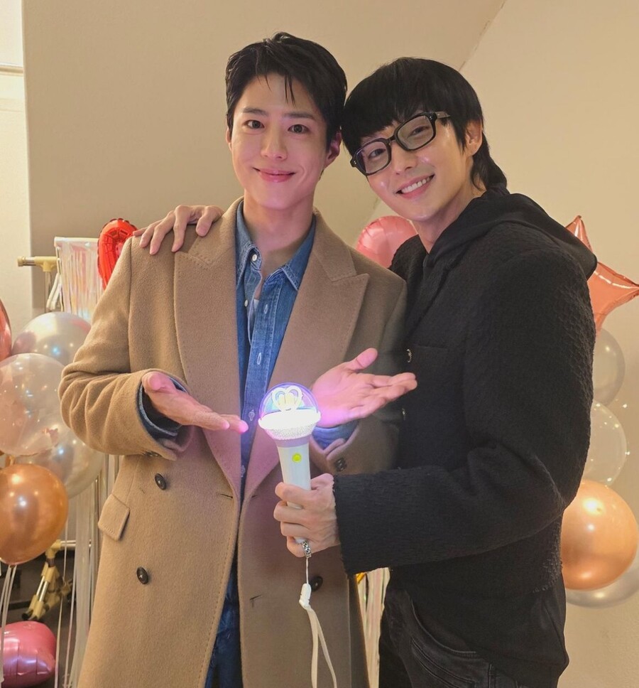 ▲ 박보검(왼쪽), 이준기. 출처| 이준기 SNS