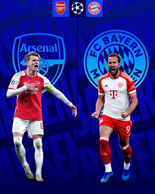 ▲ 아스날 VS 바이에른 뮌헨  ⓒUEFA