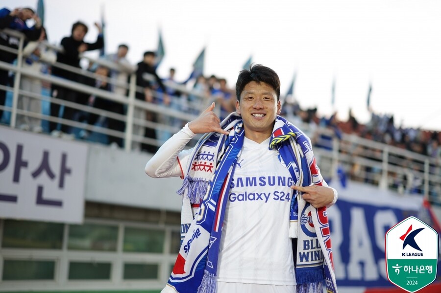 수원삼성 연패는 없었다…한호강 결승골로 안산 1-0 제압 2승째, K리그2 3위 도약