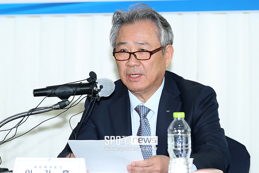 ▲ 이기흥 대한체육회장 ⓒ곽혜미 기자