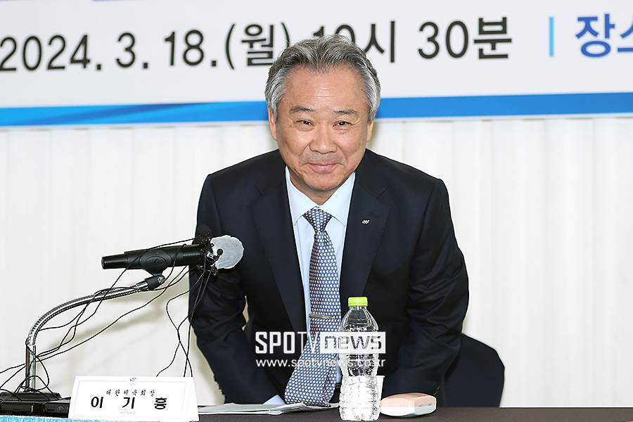 ▲ 이기흥 대한체육회장 ⓒ곽혜미 기자