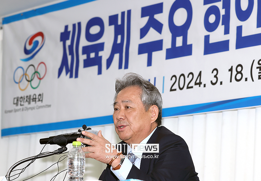 ▲ 이기흥 대한체육회장 ⓒ곽혜미 기자