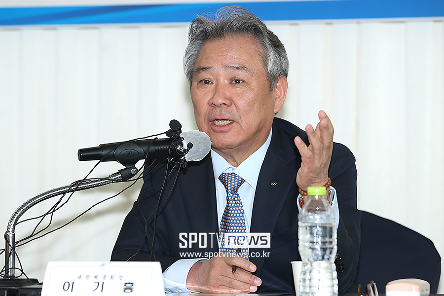 ▲ 이기흥 대한체육회장 ⓒ곽혜미 기자