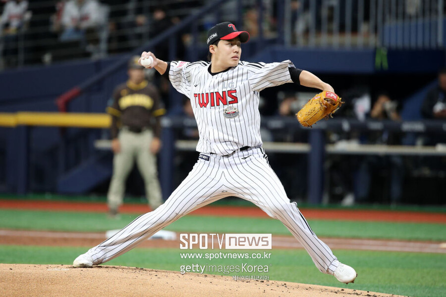 "내 변화구로 승부하고 싶었다"…'MLB 스타일인가?' 임찬규 샌디에이고 스타군단 상대 KKKKKKK