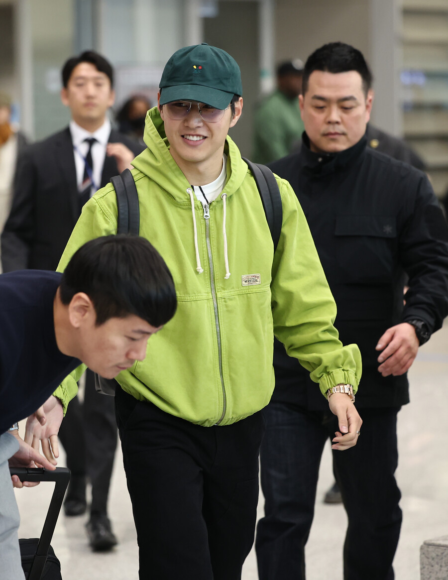 ▲ 이강인은 귀국 후 곧바로 축구대표팀 숙소로 이동해 합류했다. ⓒ연합뉴스