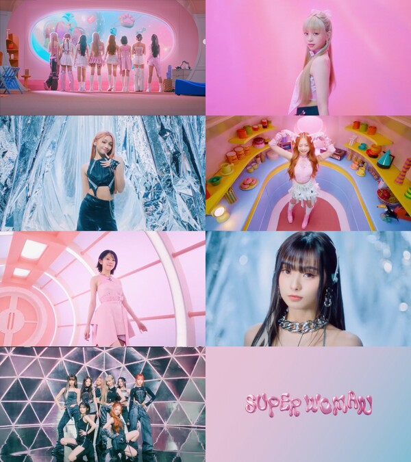 ▲ 유니스 데뷔곡 '슈퍼우먼' 뮤직비디오 티저. 제공|F&F엔터테인먼트