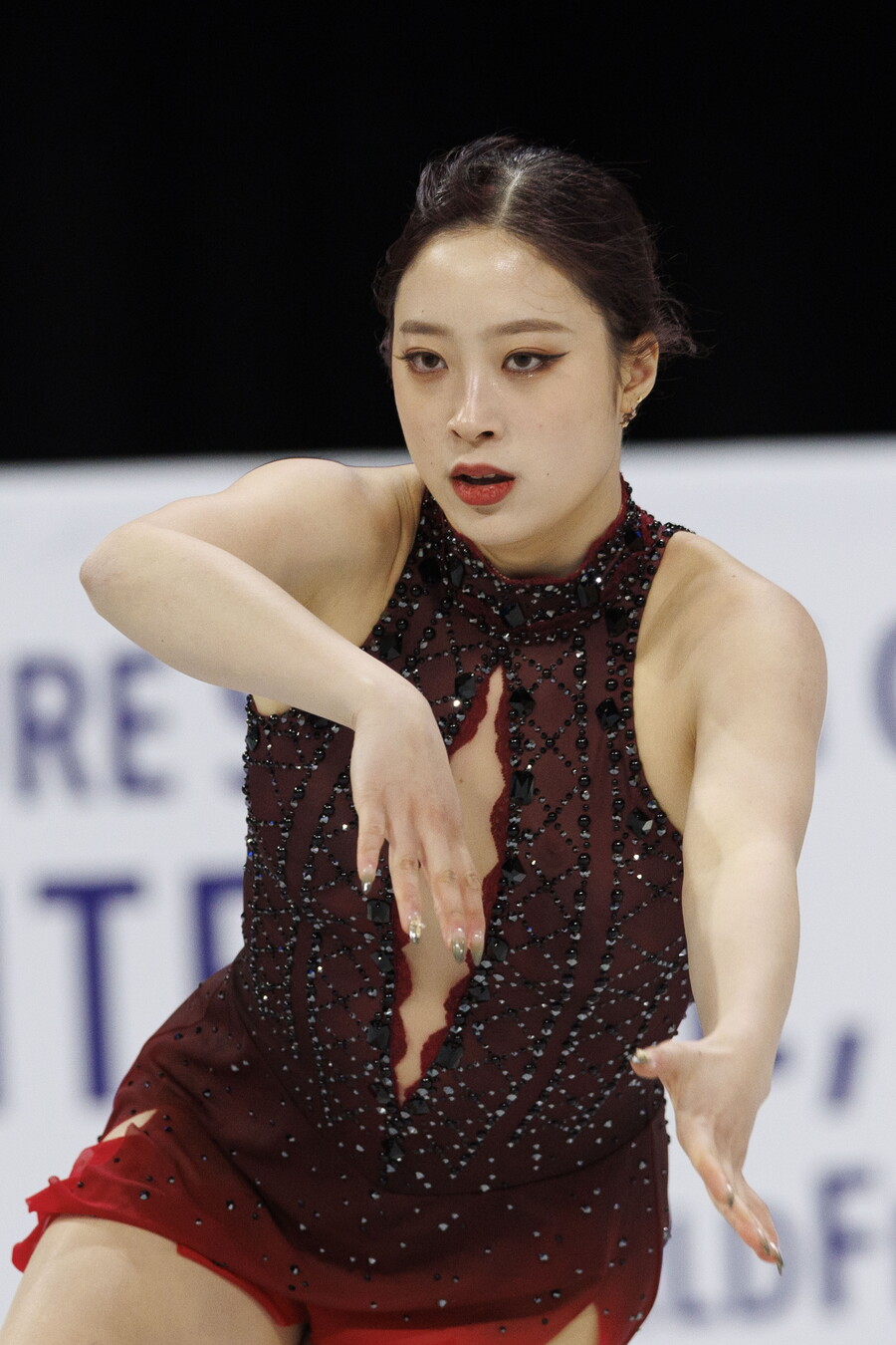 ▲ 피겨스케이팅 세계선수권대회에 나선 유영. ⓒ연합뉴스/EPA