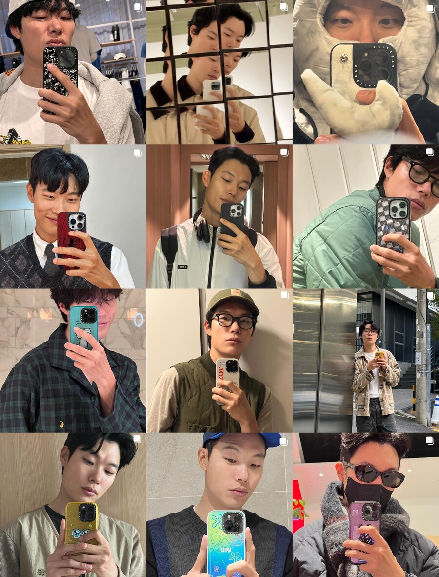 ▲ 다양한 폰케이스를 사용하는 류준열. 출처ㅣ류준열 인스타그램