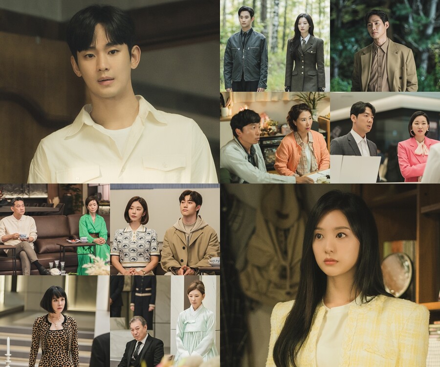 '눈물의 여왕' 김수현X김지원, 과몰입 유발하는 세기의 부부
