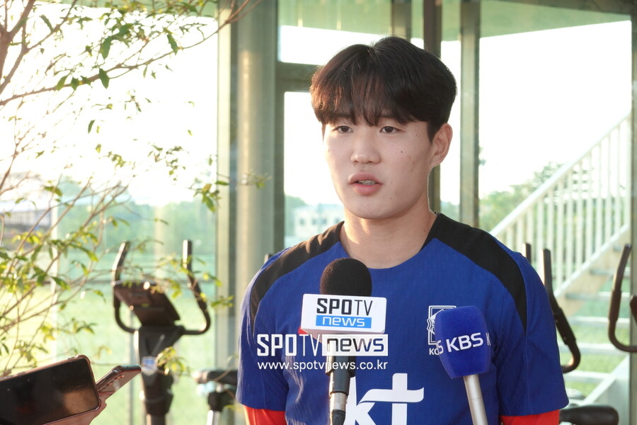 ▲ 축구대표팀 미드필더 정호연.