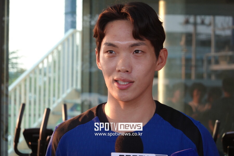 ▲ 축구대표팀 왼쪽 측면 수비수 이명재.